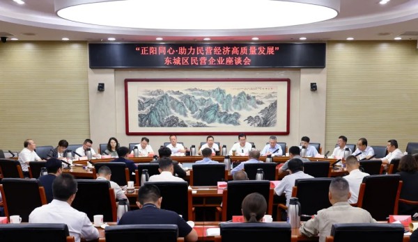 东城区召开民营企业座谈会，发布“正阳同心”助企发展举措