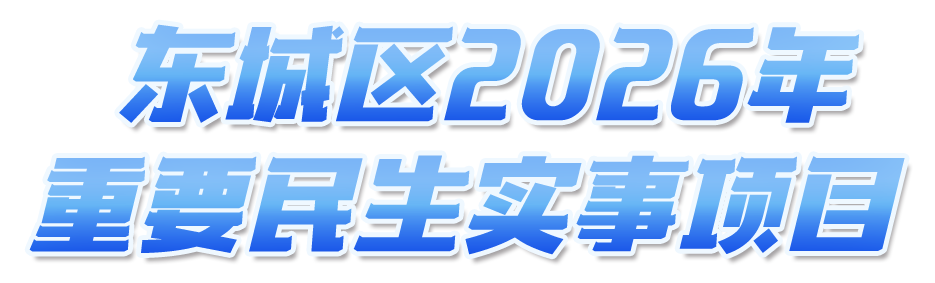 东城区2026重要民生实事项目