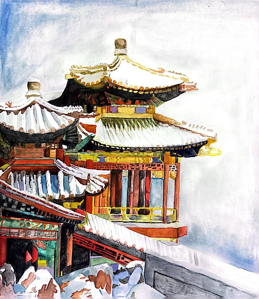 《故宫 雪》