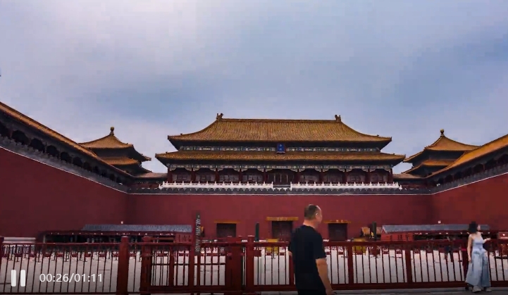 《中轴线移动延时》