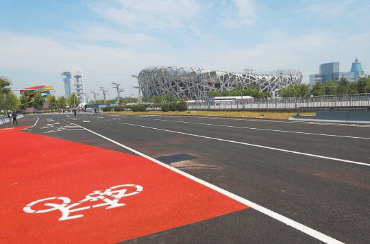 　　原标题：再通车5条道路1个桥区，市民可24小时开车、骑车进入 奥林匹克中心区全域全时开放打造无界公园.jpg