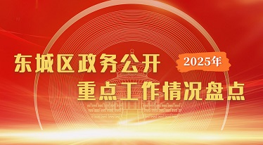 2025年东城区政务公开重点工作情况盘点